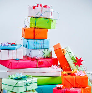 Colours gift wrap
