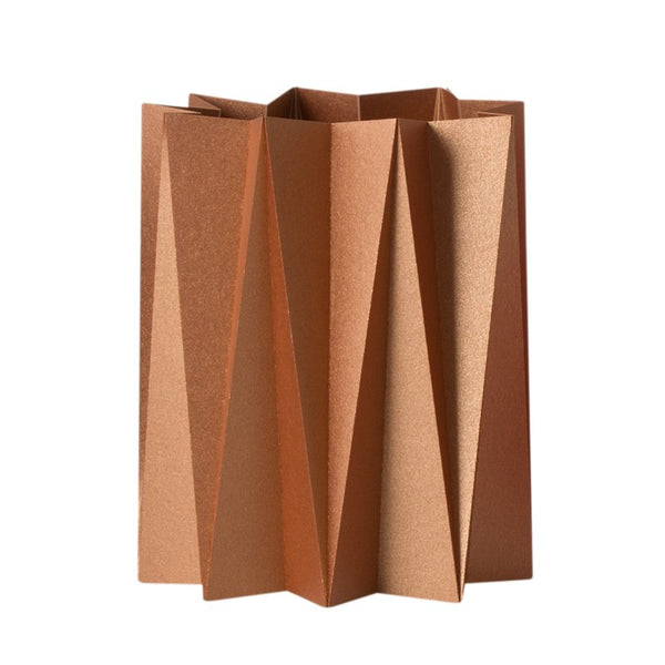 Origami cover vases - Copper M - 2 pcs