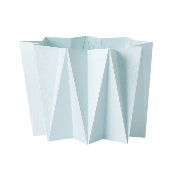 Origami cover vase - Damask Blue 2 pcs S