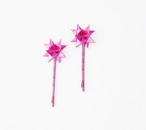 Cerise hairpins a set of two