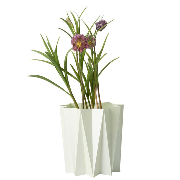 Origami cover vase - Green M - 2 pcs