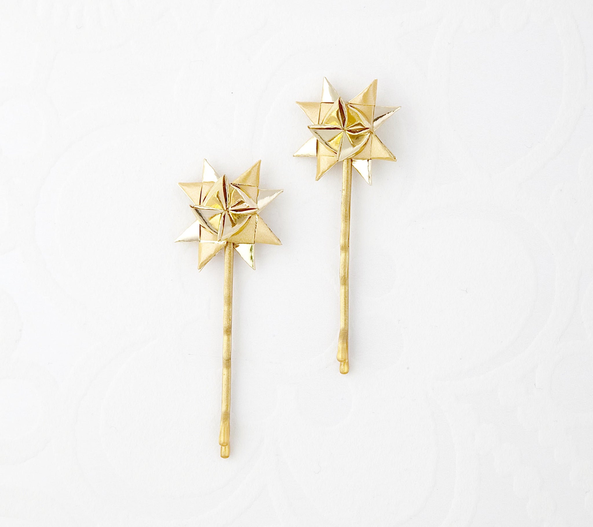 Gold hairpins a set of two
