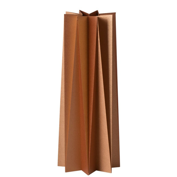 Origami cover vase - Copper L