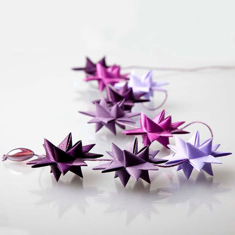 Pure Purple - star garland no 8