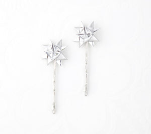 Silver hairpins a set of two