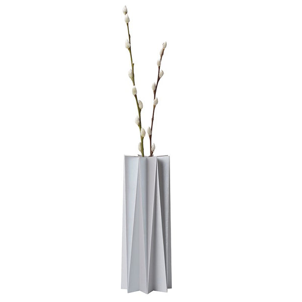 Origami Cover Vase - Gray L