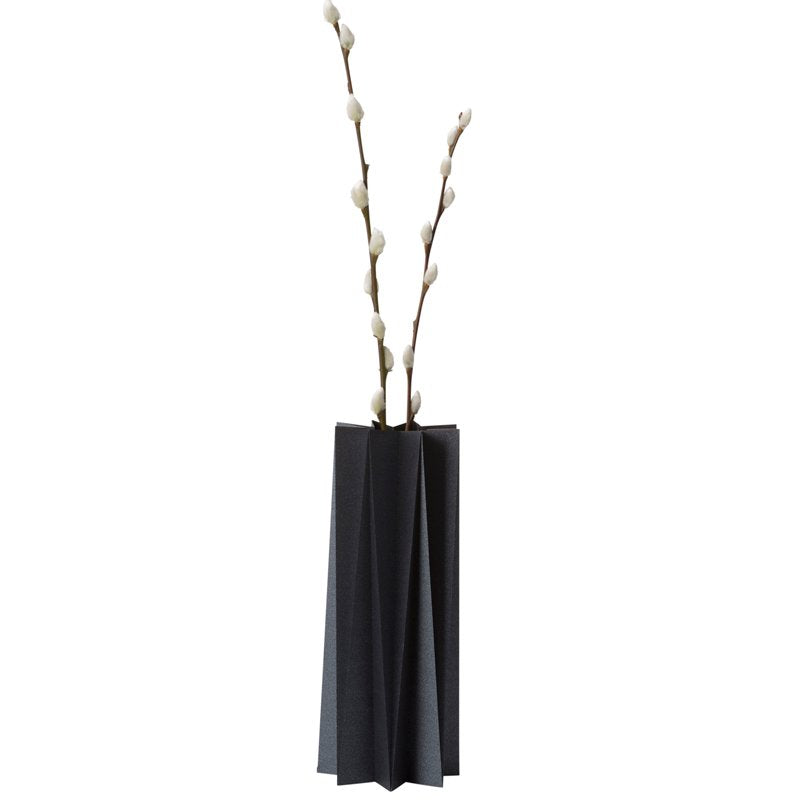 Origami cover vase - Black L