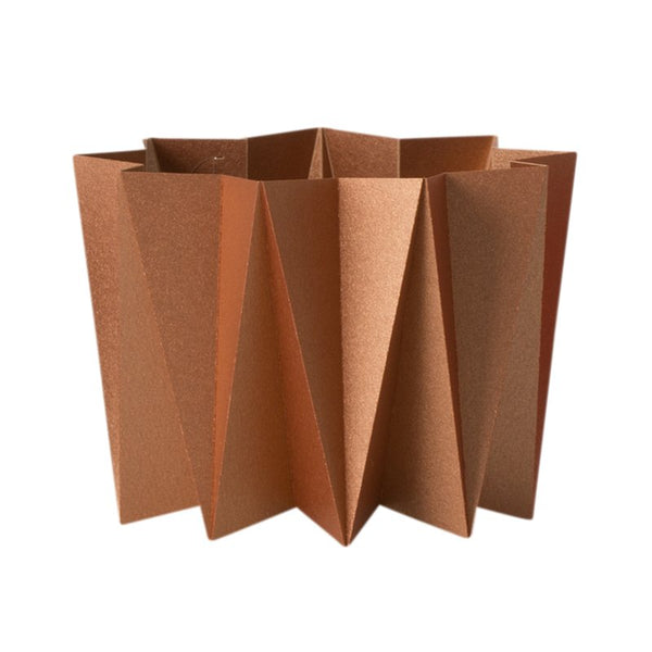 Origami cover vases - Copper S - 2 pcs