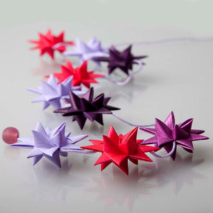 Star garland no 7 Pink & Purple discontinued model