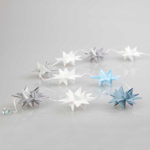 Star garland no 23 White and Iceblue discontinued model