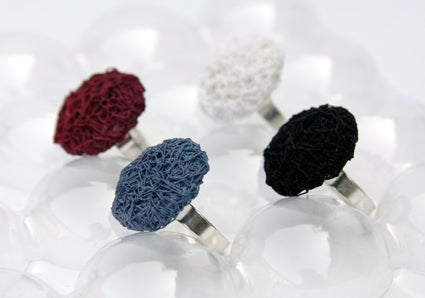 Button rings White, Red, Grey Blue or Black