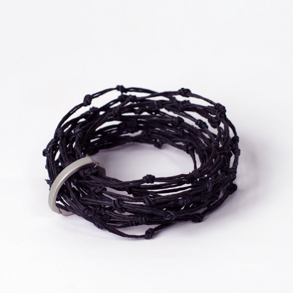 KNOTS Bracelet / Necklace Black