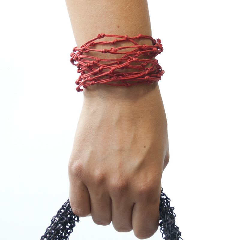 KNOTS Bracelet / Necklace Red